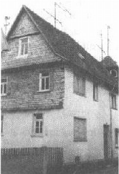 Die Synagoge in Nidda mit GeissNidda (Wetteraukreis)